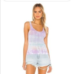 N Philanthropy ombré tie dye tank top